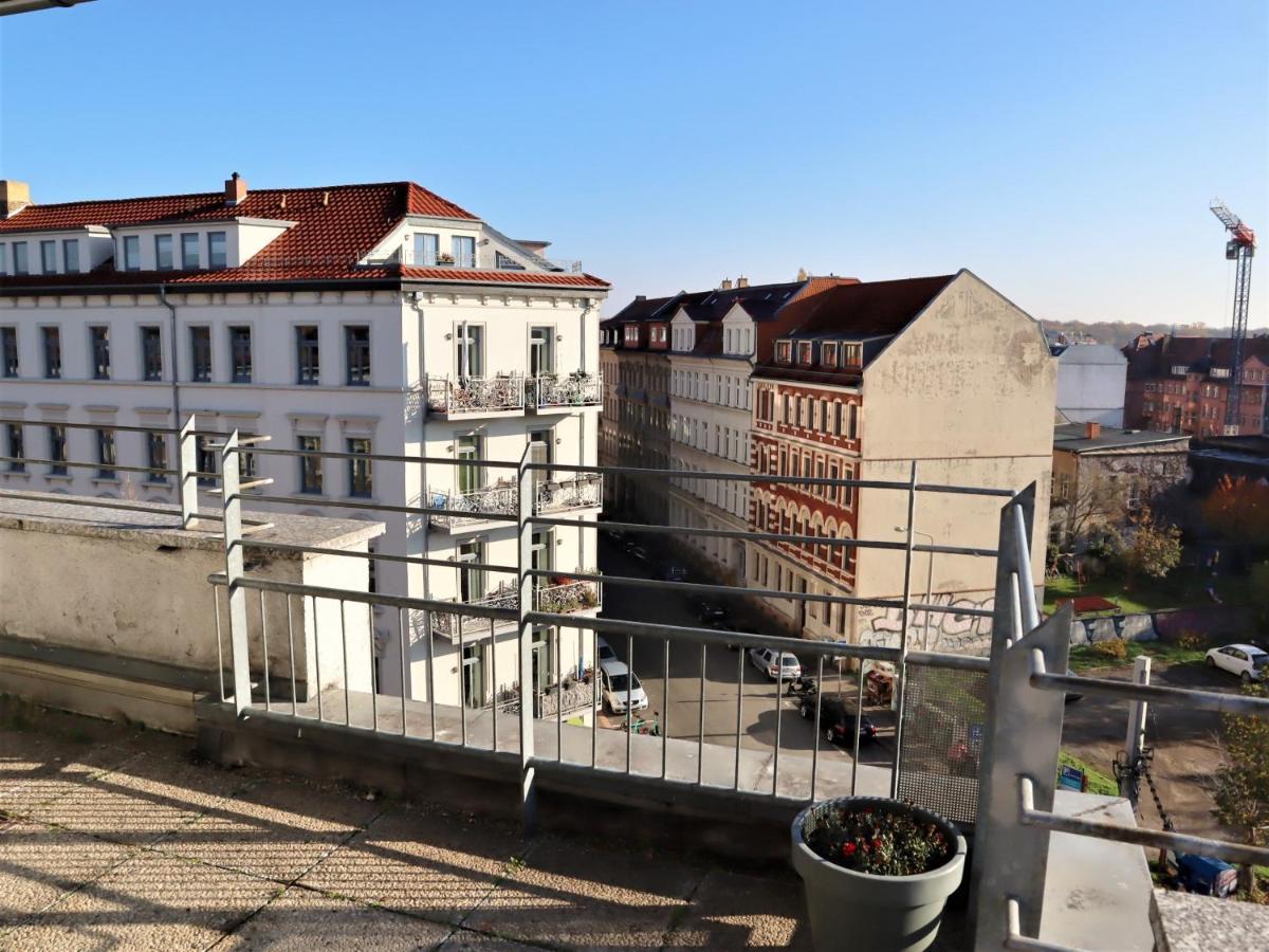 Exklusive Wohnung Mit Dachterrasse In Schleussig Leipzig Luaran gambar