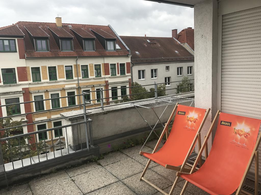 Exklusive Wohnung Mit Dachterrasse In Schleussig Leipzig Luaran gambar